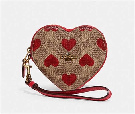 coach heart print collection
